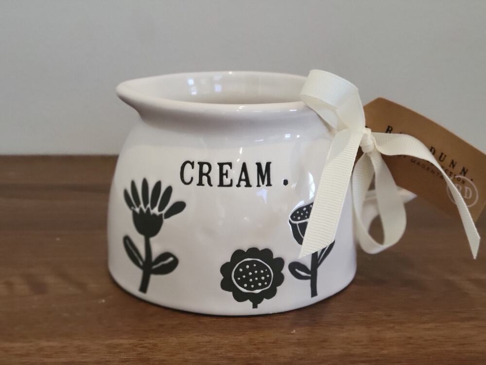 Rae Dunn “CREAM.” Pitcher – Magenta Artisan Farmhouse Kitchen Decor